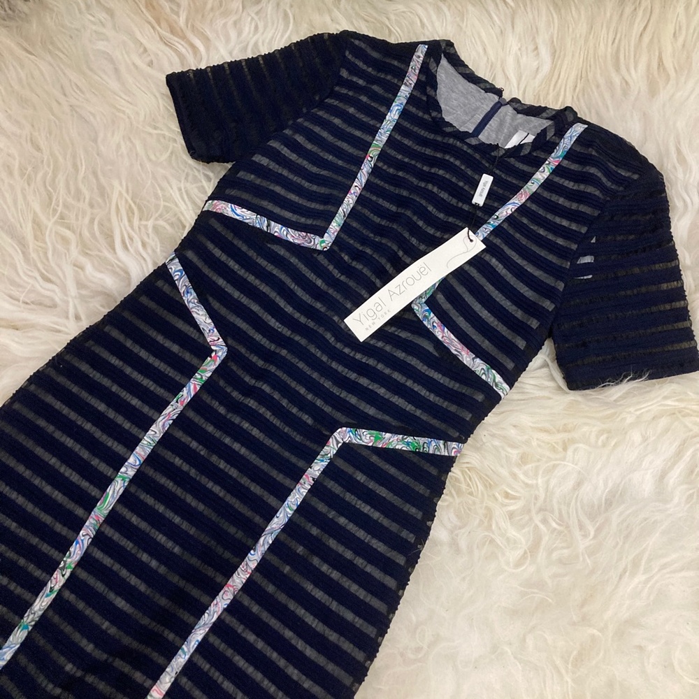 YIGAL AZROUËL Striped Mini Dress - Picture 3 of 11